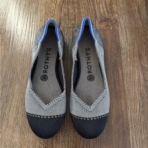 Rothy's Black and Gray Flats